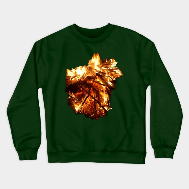 fire Crewneck Sweatshirt by JAHART001